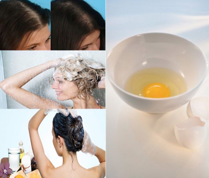 Wash Hair with Egg